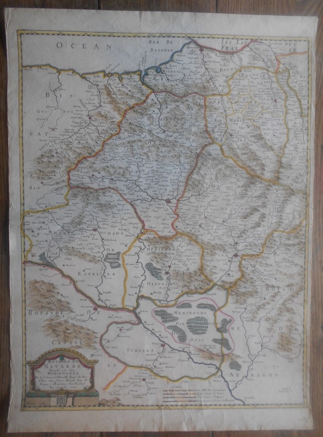 Royaume de Navarre, Sanson d'Abbeville, 1652, 01