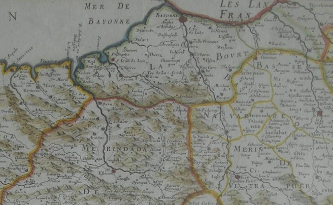 Royaume de Navarre, Sanson d'Abbeville, 1652, 03